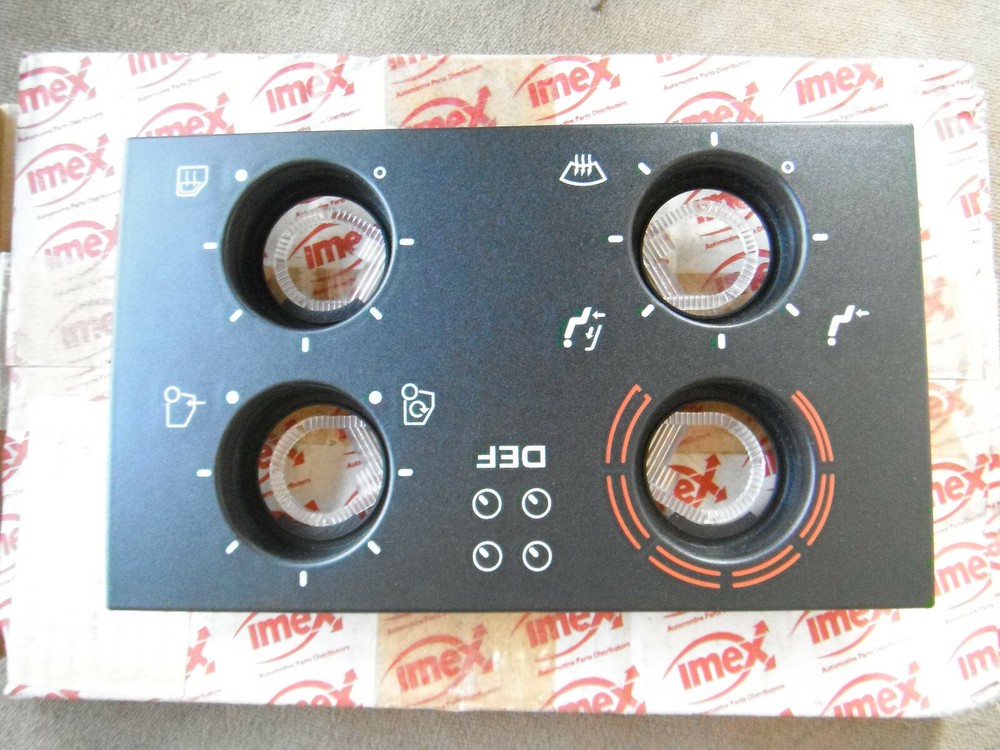HEATER BOX CONTROL SWITCH FRONT PLATE MAN TRUCKS 8161990076