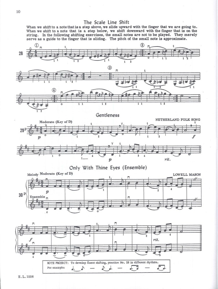 Vintage Belwin Applebaum String Builder Violin Book 3 Third Position Double Stop