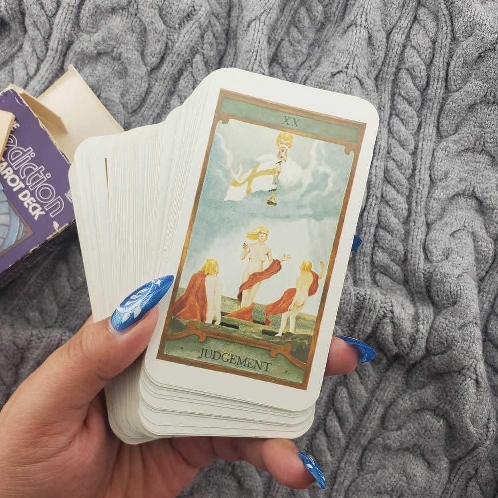Prediction Tarot by Bernard Stringer 78 Card Tarot Deck USED