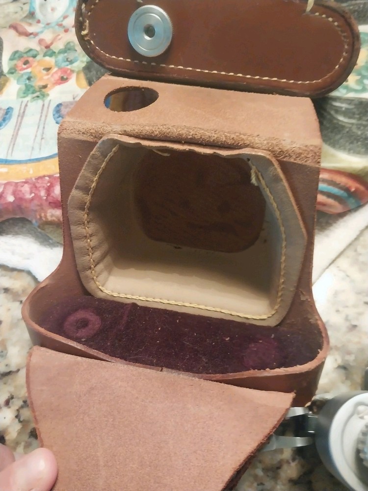 35 MM Range Camera With Leather Case