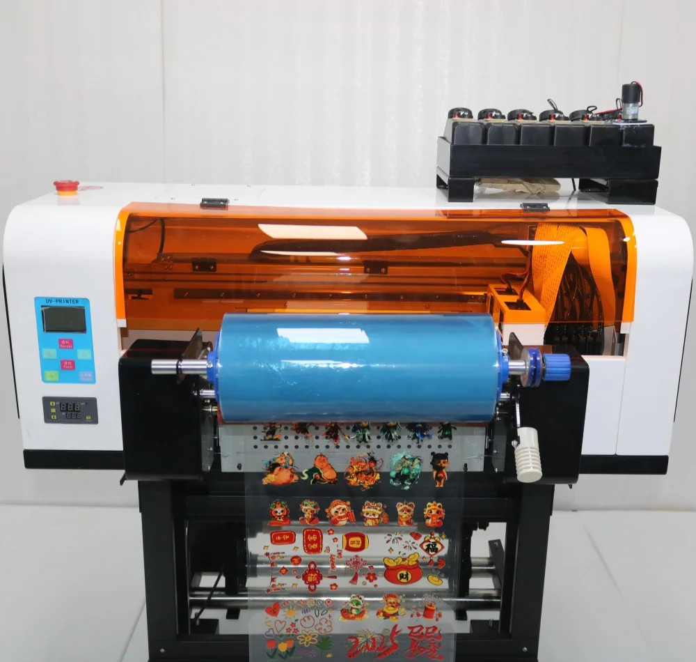 A3+ Dual XP600 Printheads DTF Printer UV for Automatic Cleaning Rollers