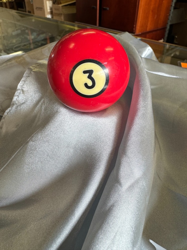 Vintage Black Ring / Circle Billiard Ball Replacement #3