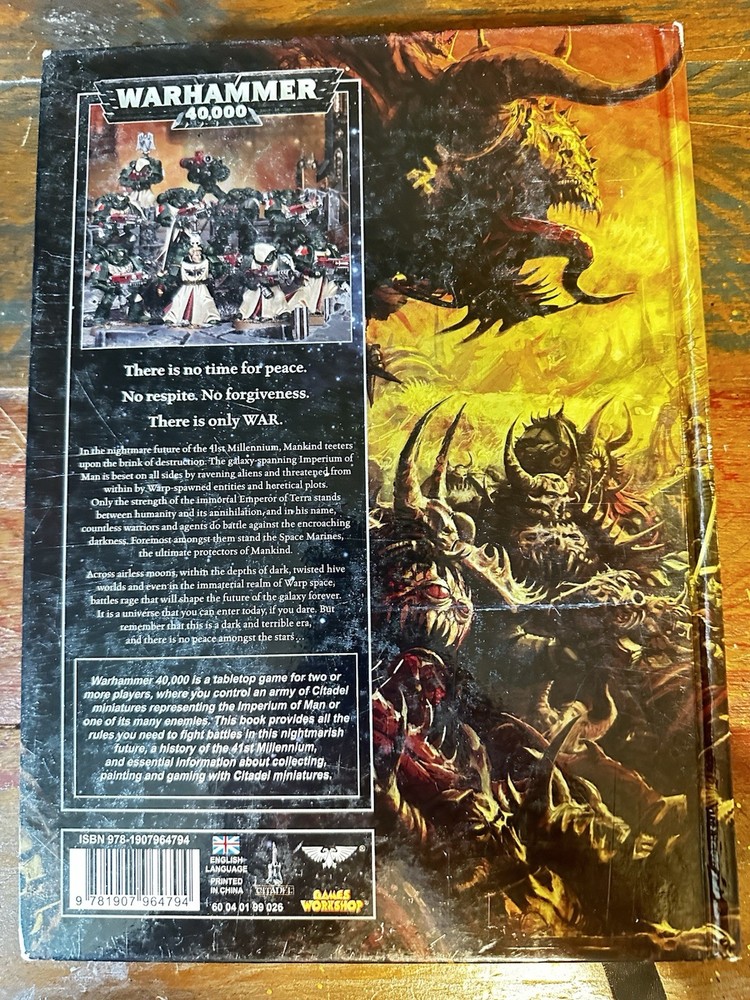 WARHAMMER 40K – Rulebook - 2012 6th Ed - Hardcover