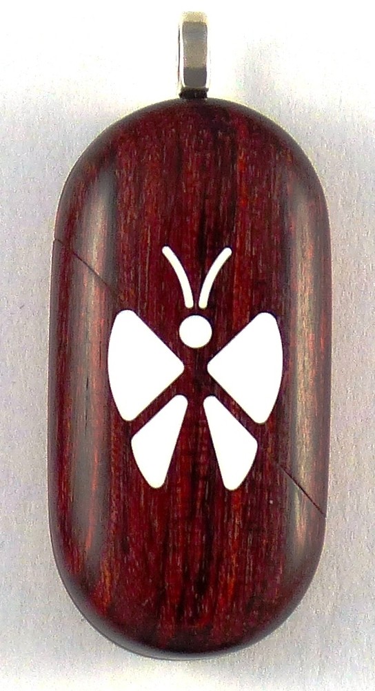 Illusionist Locket Thin Magic Butterfly Trick Pendant by Illusion Lockets
