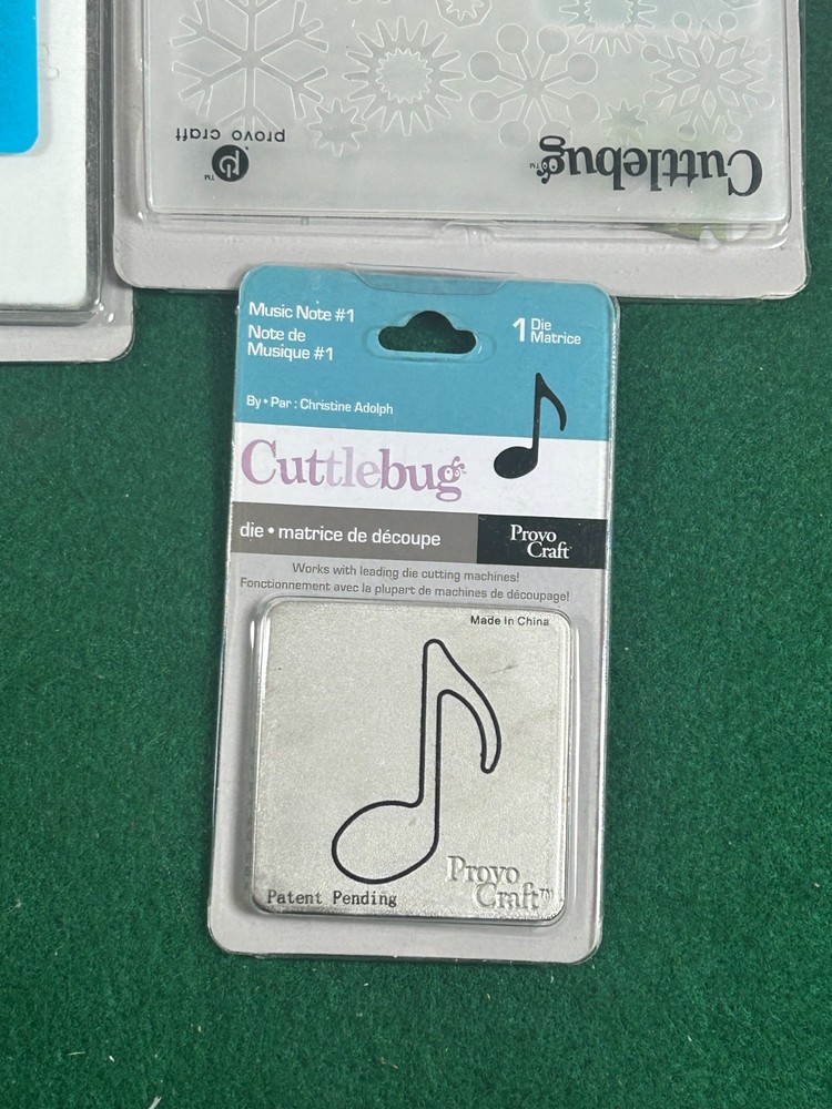 Lot of 13 Cuttlebug Items (see description)