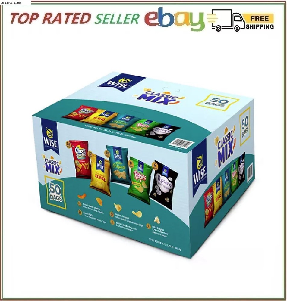 Wise Variety Pack Snacks, 50 pk.