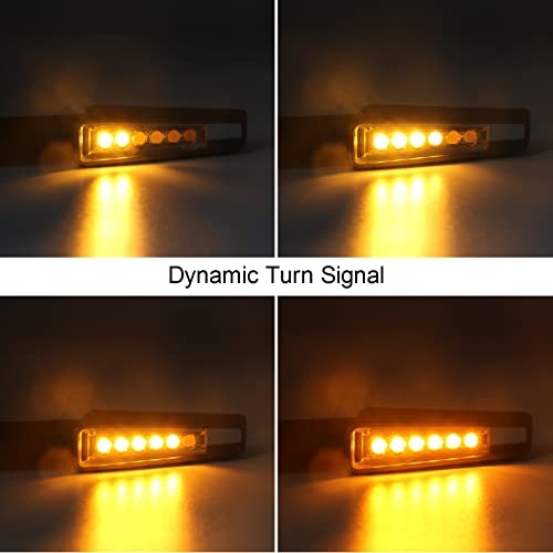 Mini Led Turn Signal Lights () Sequential Space Grey-2pcs
