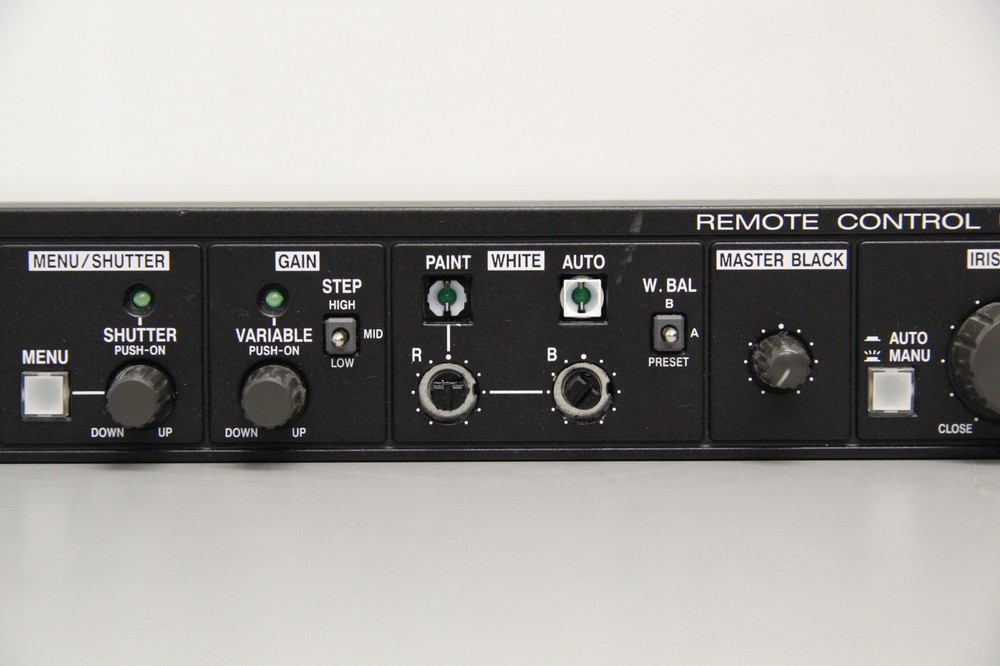 JVC RM-HP790DU Camera Remote Control Unit Rack Mount Missing Knobs/Buttons