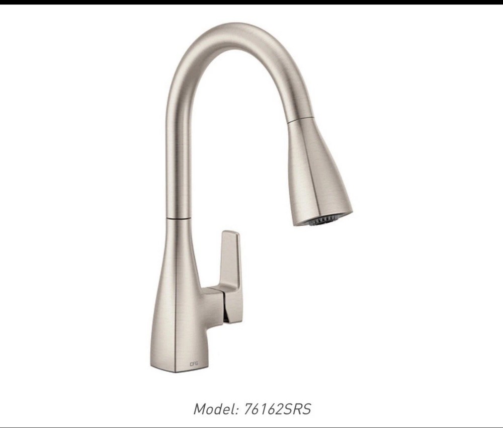 MOEN Cleveland One Handle Pulldown Kitchen Faucet 76162SRS