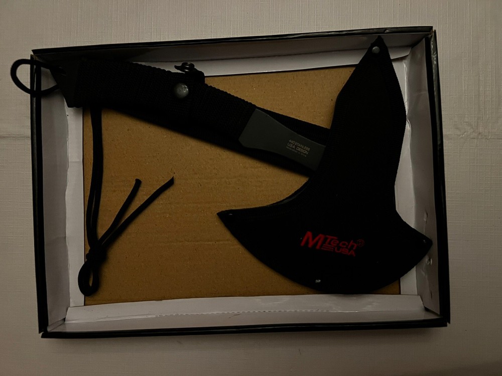M Tech 11” Full Tang Throwing Axe Tomahawk with Sheath