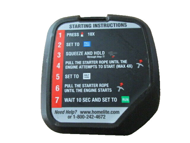 OEM HOMELITE STRING TRIMMER AIR FILTER + COVER Please See Models in Description