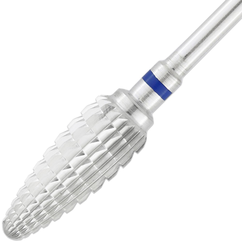 Professional Silver Large Cone Carbide Nail Drill Bit Medium Grit