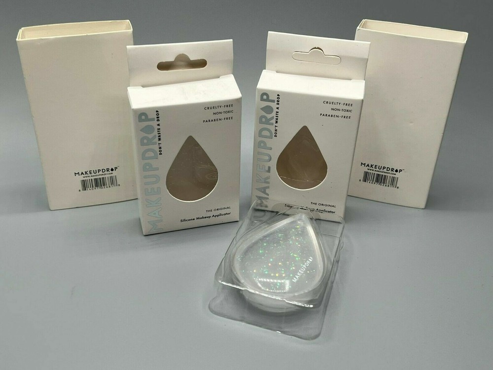 Makeup Drop - The Original Silicone Makeup Clear Applicator - (2-Pack)