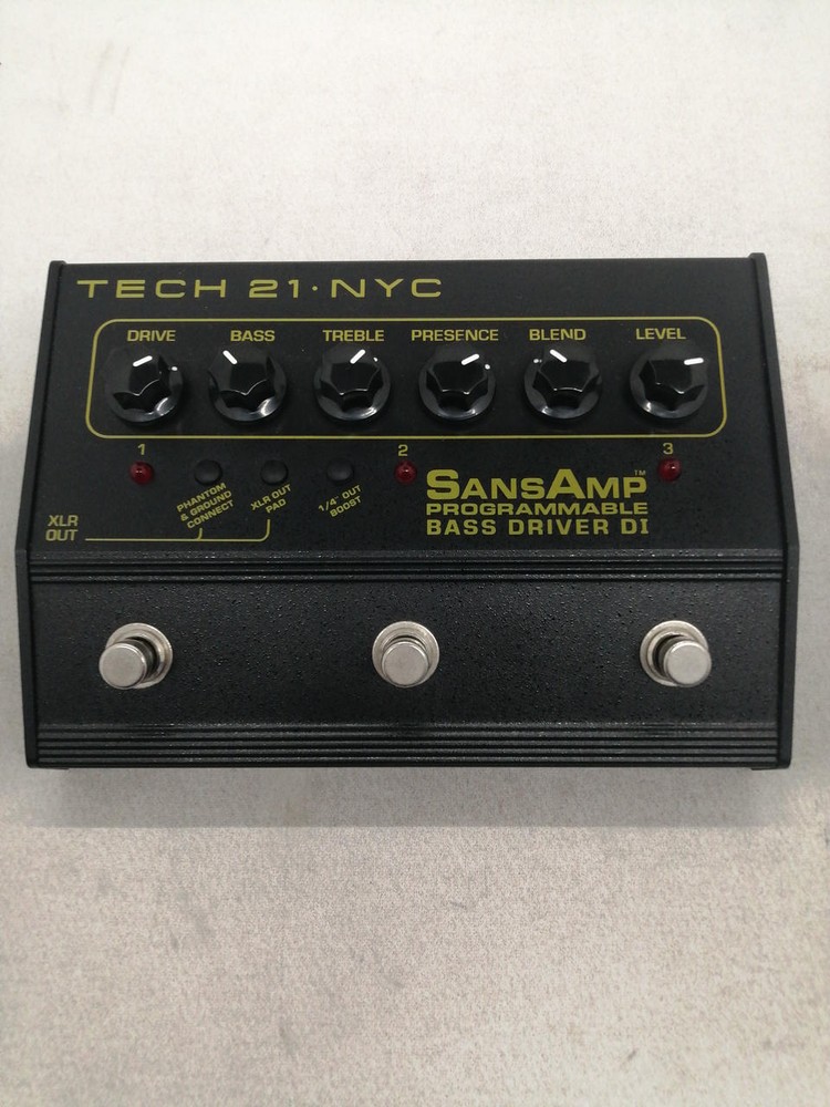 TECH21 SANSAMP BASS DRIVER DI effector