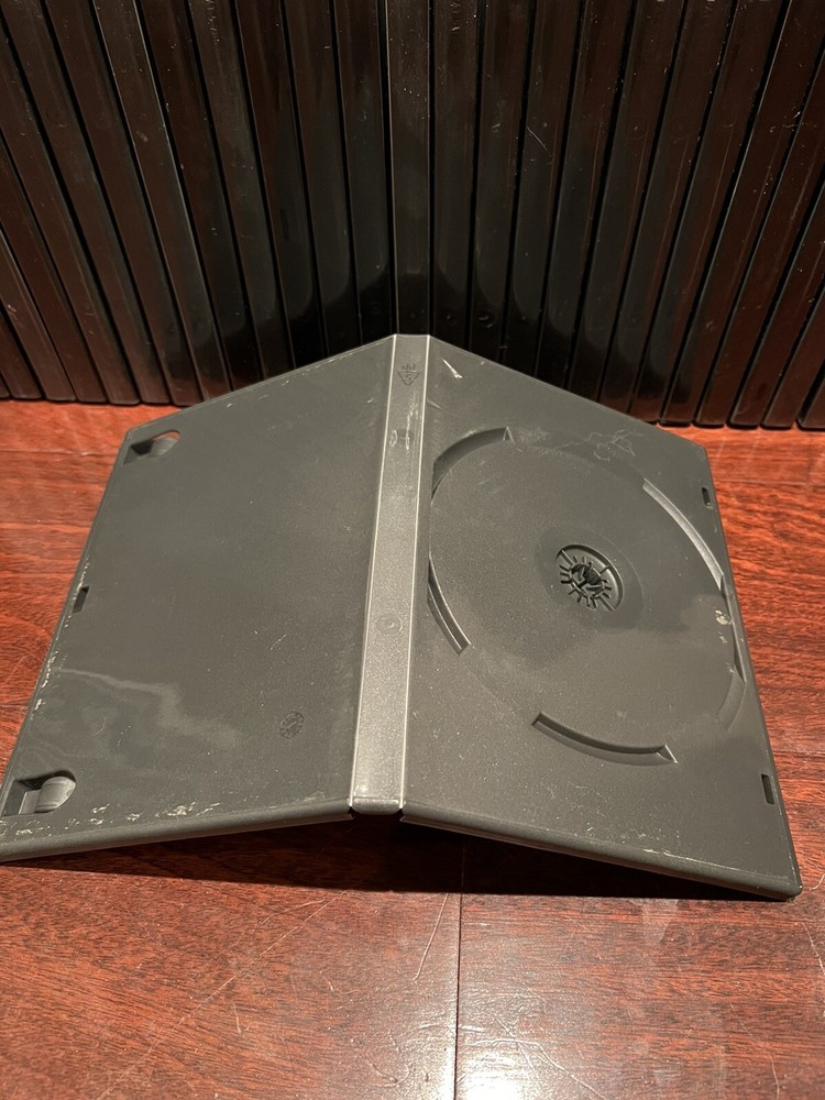 dvd cases empty black 34 qty