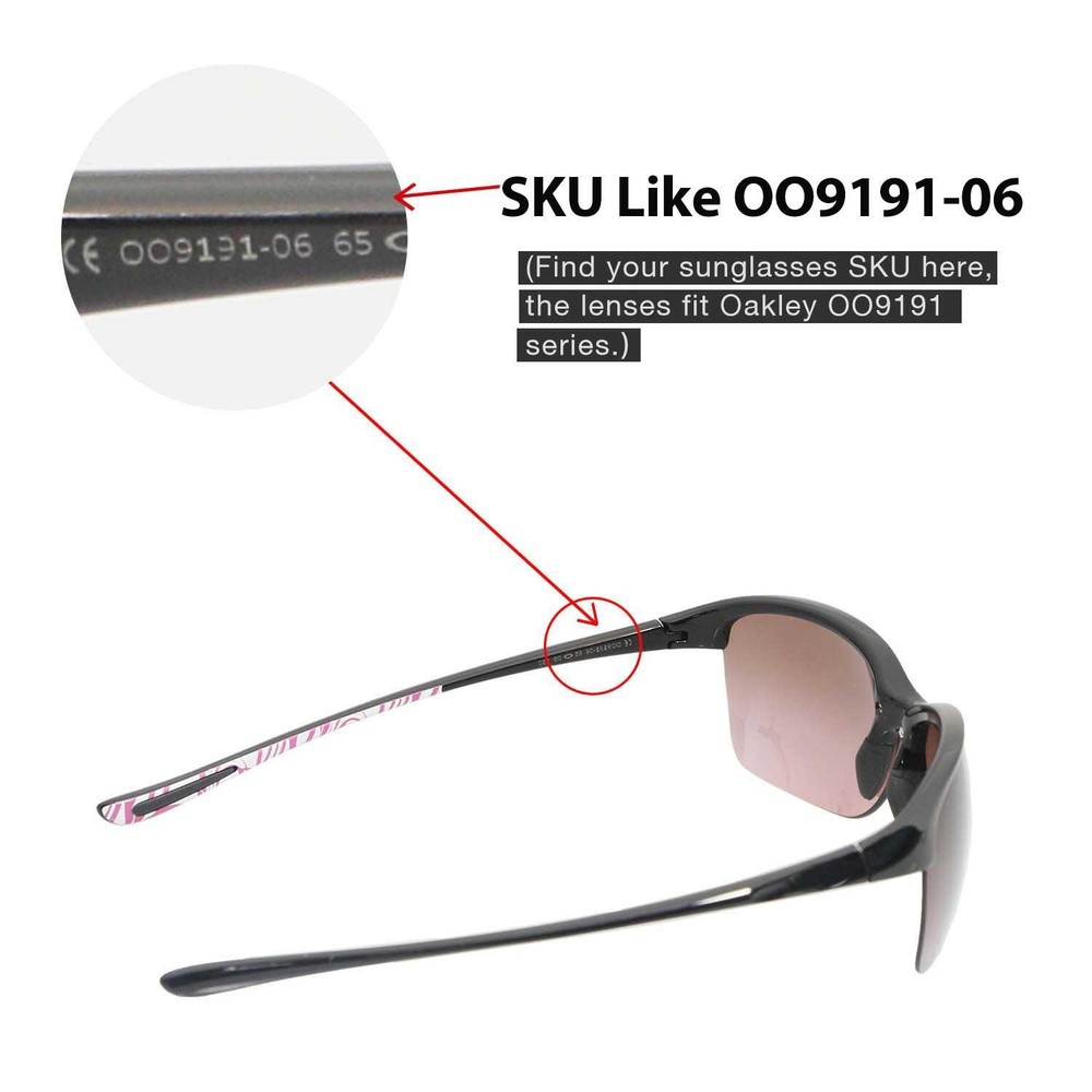 Walleva Replacement Lenses for Oakley Unstoppable Sunglasses - Multiple Options