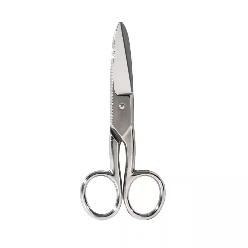 Electrician'S Scissors, Nickel Plated