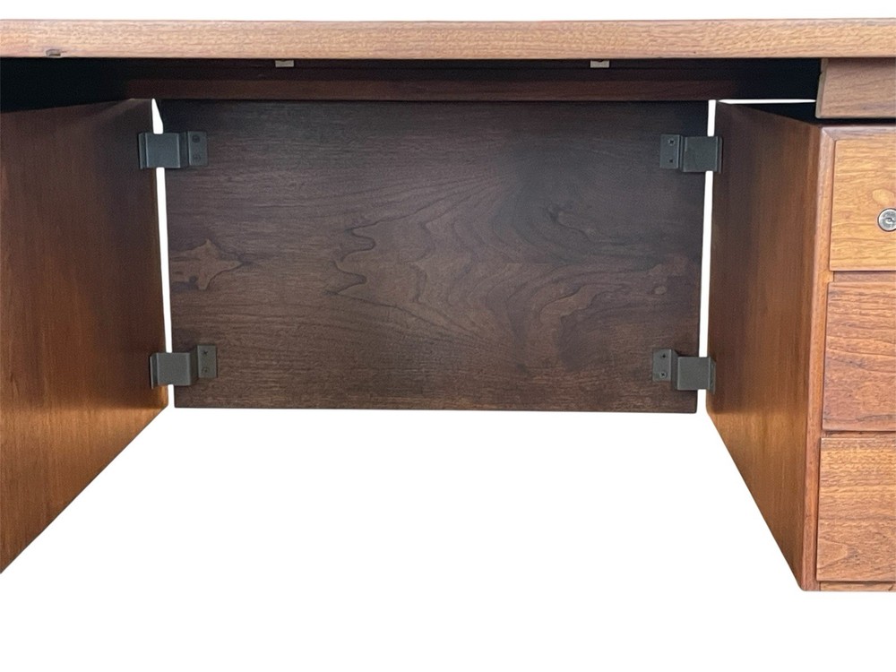Jens Risom Mid Century Walnut Wood Executive Desk