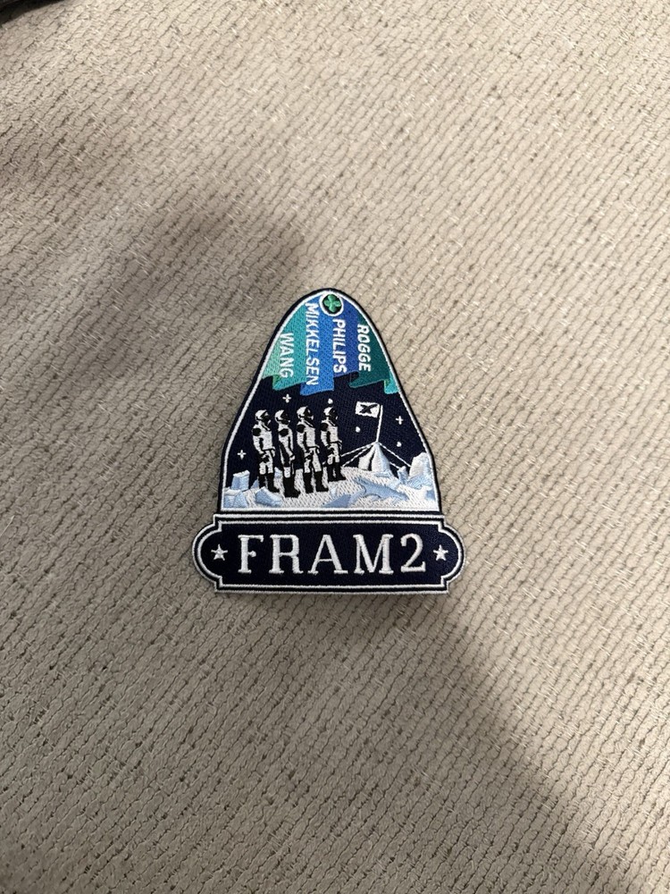 Authentic Employee Only SpaceX Mission Patch Fram 2