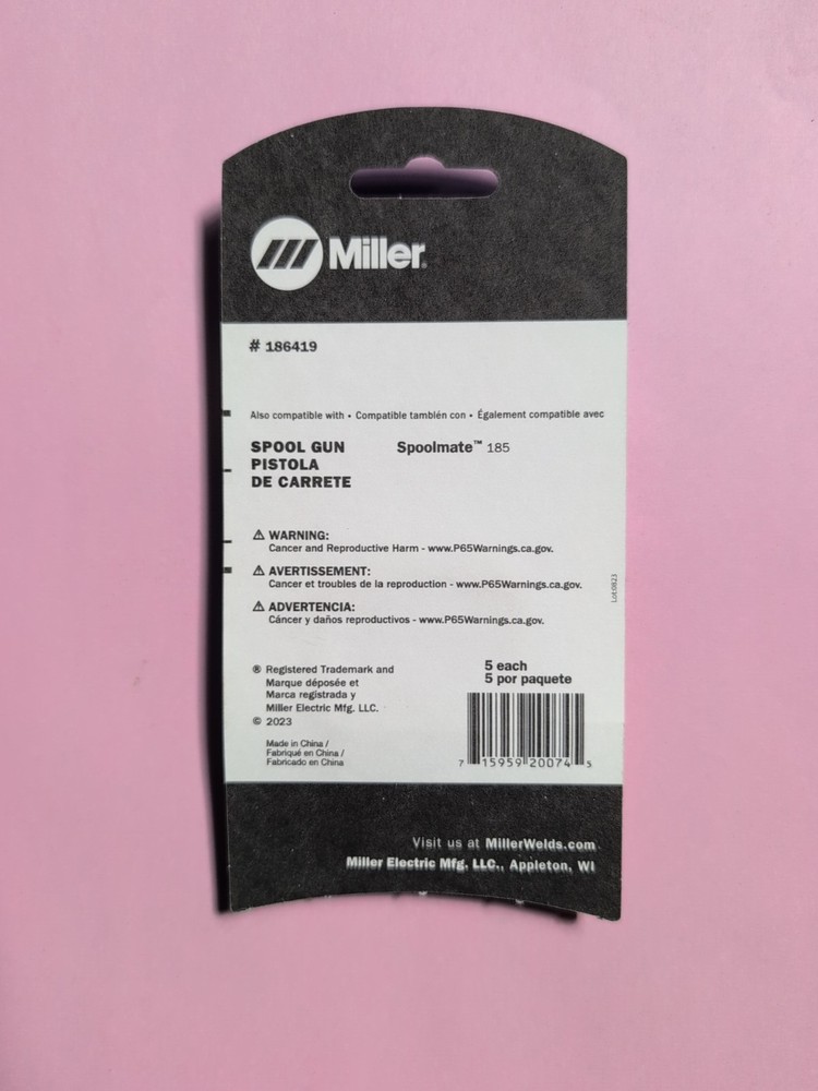 Miller 186419 .030" Contact Tips 5 Pack