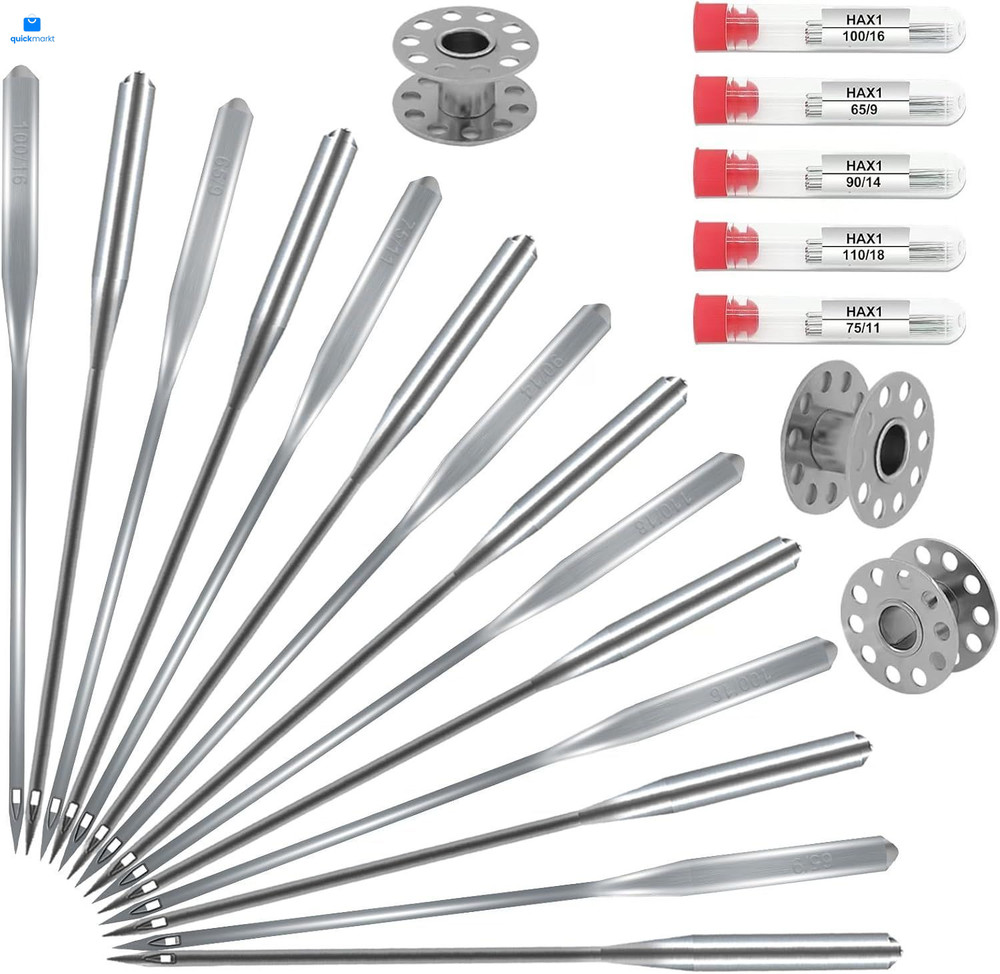 Sewing Machine Needles, Universal Needle, ONEHERE Compatible...