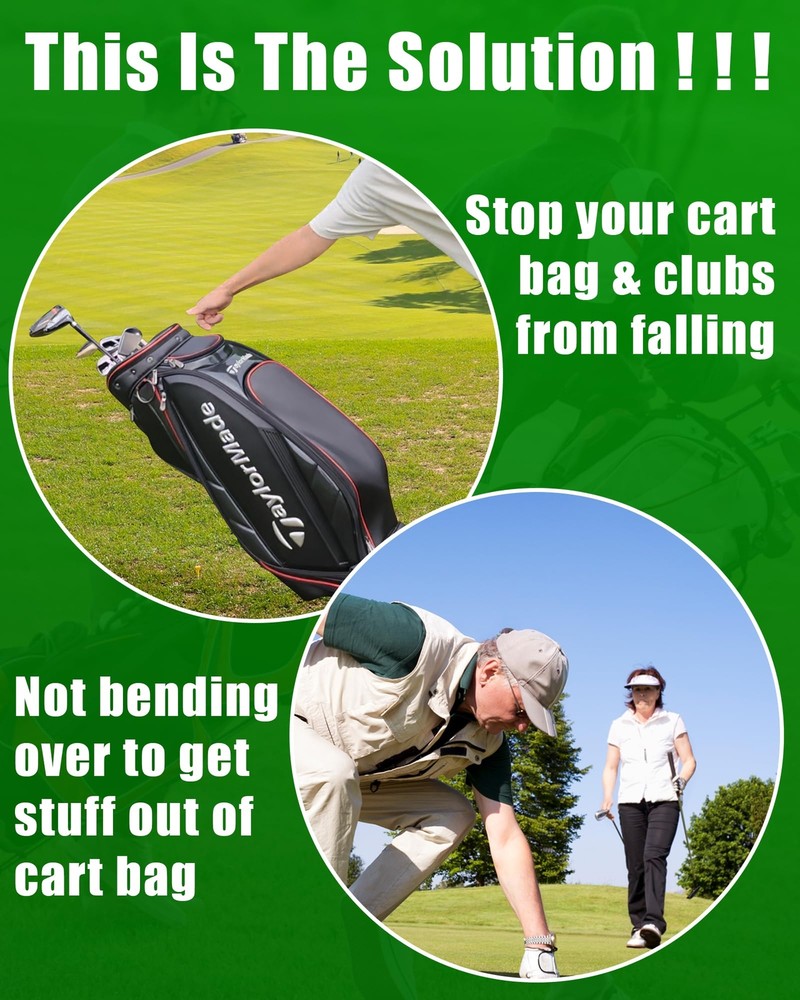 Lightweight Attachable Golf Bag Stand Portable Foldable Accessory Legs