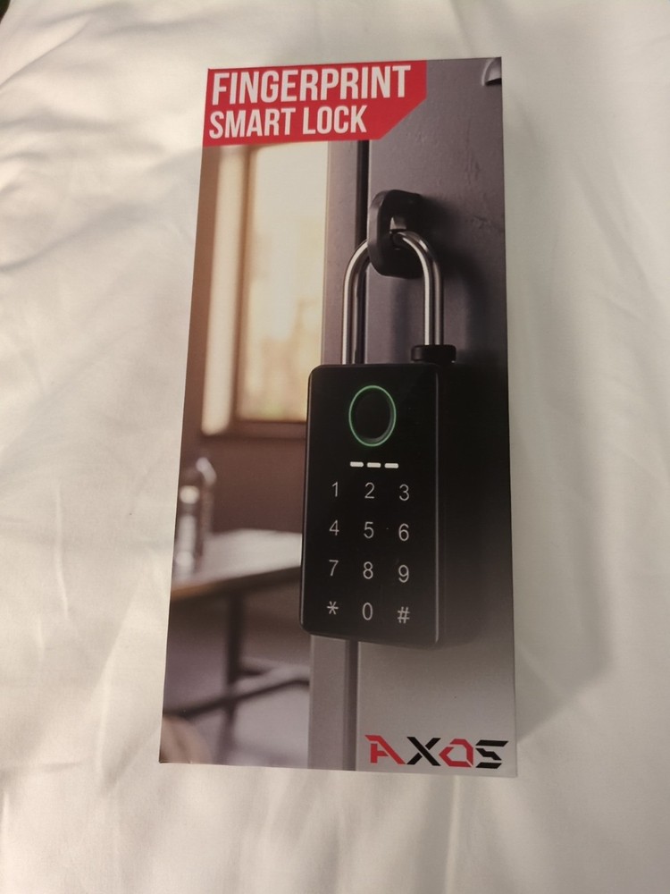 Fingerprint Smart Lock Padlock New Rechargeable