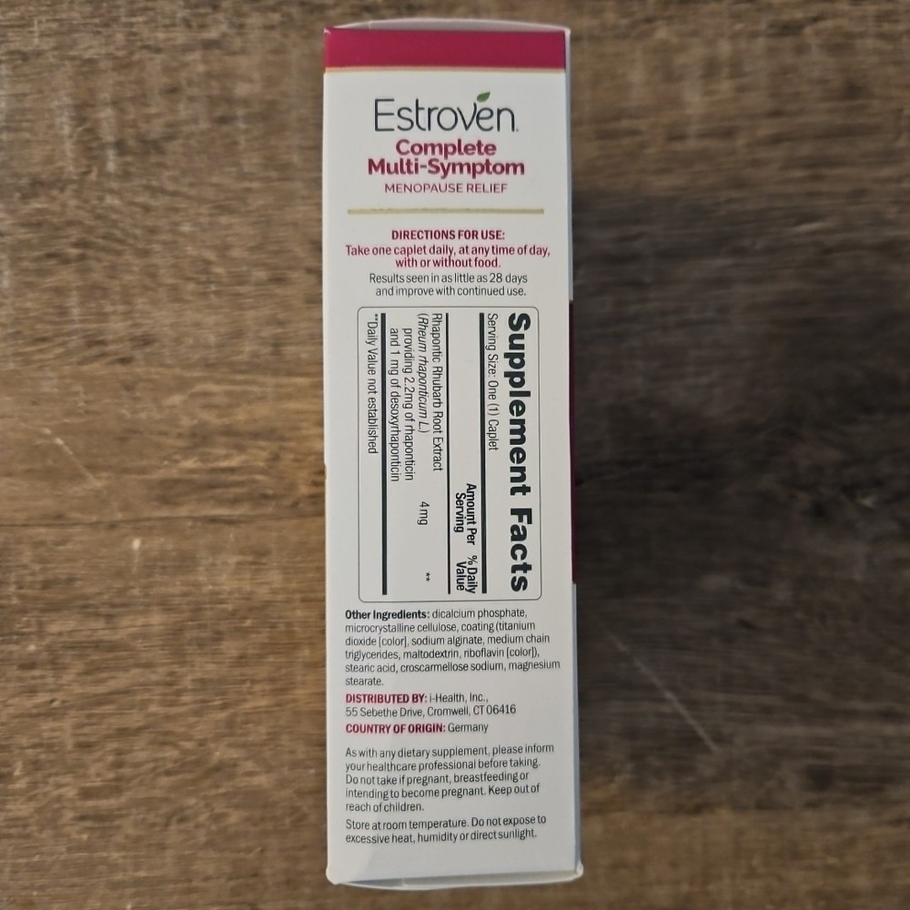 Estroven Complete Multi Symptom Menopause Relief 60 Caplets Exp 2027+