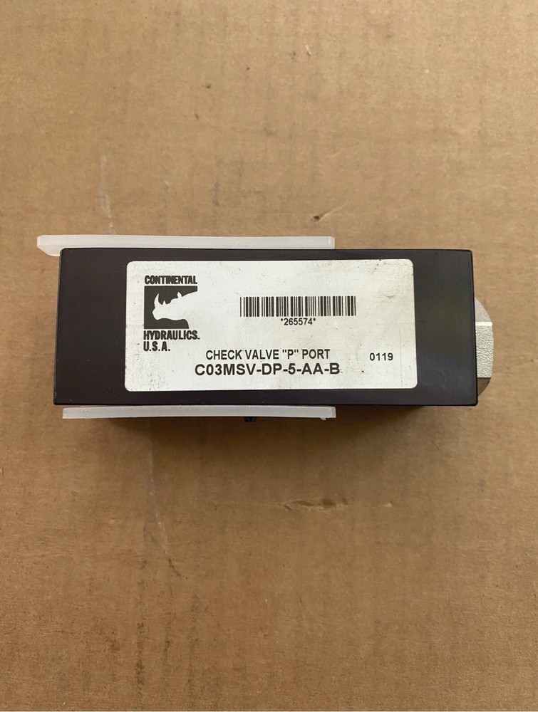 Modular Check Stack Valve Continental C03MSV-DP-5-AA-B