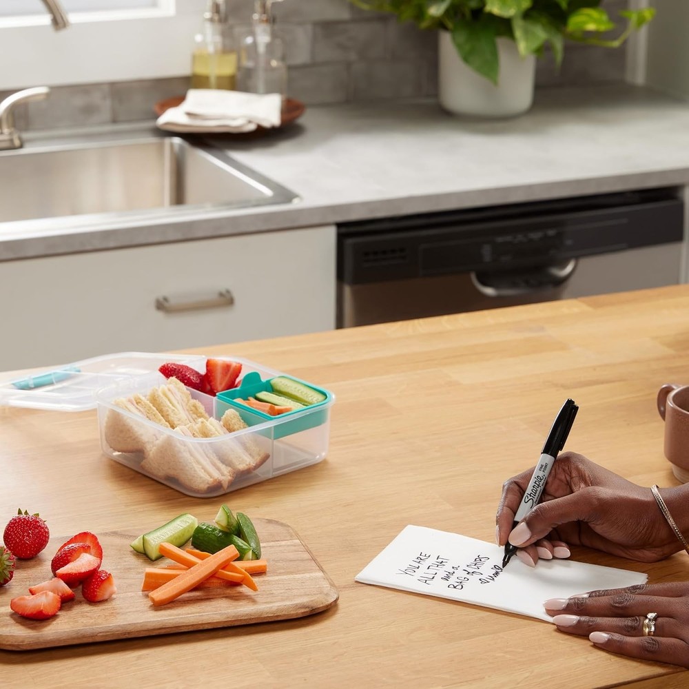 Black Permanent Marker - Versatile Fine Point for Bold, Lasting Marks