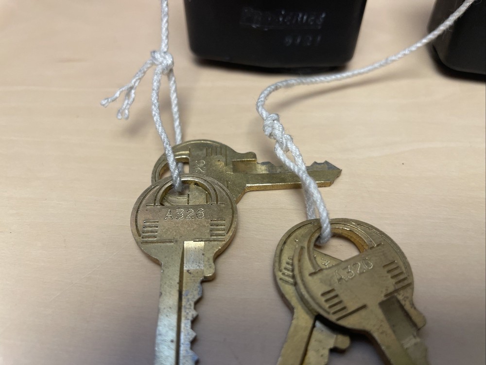 Master Pro series 6121 keyed the same padlocks set of 2, Same Keys