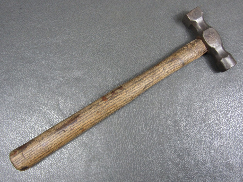 Vintage round & square silversmiths planishing hammer tool