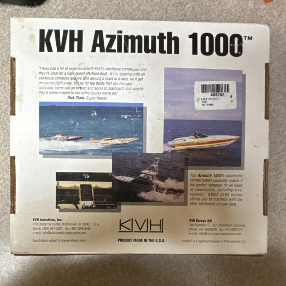 KVH Azimuth 1000 Marine Digital Compass - open box - Complete , last one left!