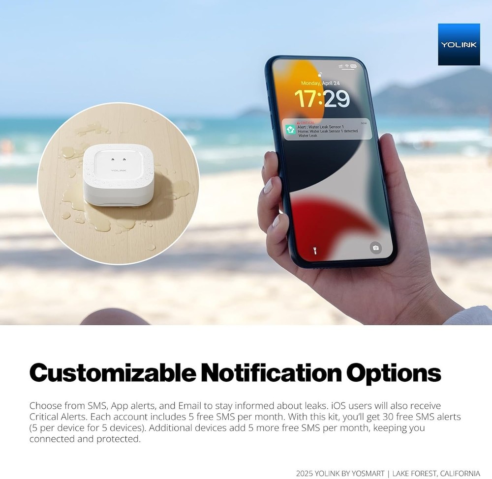 DIY Automatic Water Leak Detection & Shut-Off Starter Kit, EVO Valve Operator...