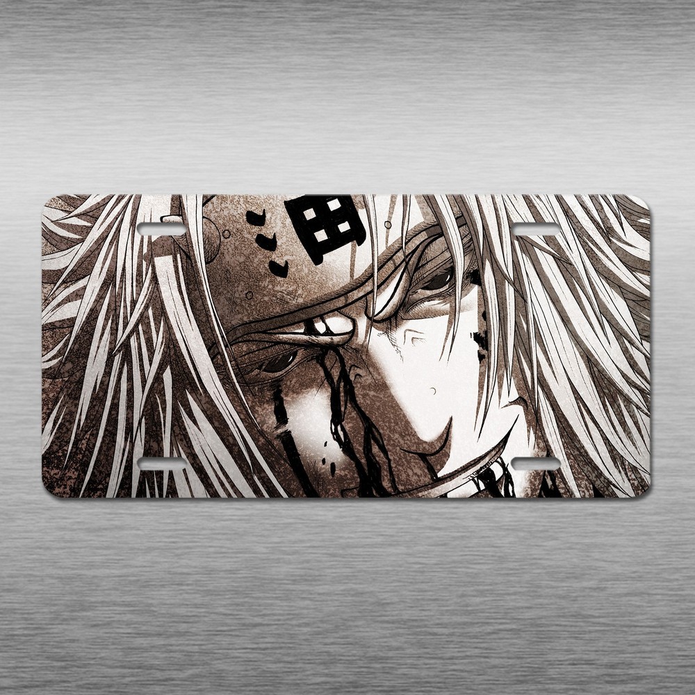 Naruto Jiraiya Vanity Plate Custom License Plate for Anime Fans