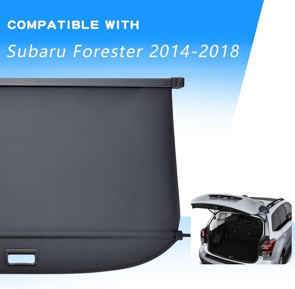 Cargo Cover Compatible with Forester 2014-2018 Manual Tailgate standard
