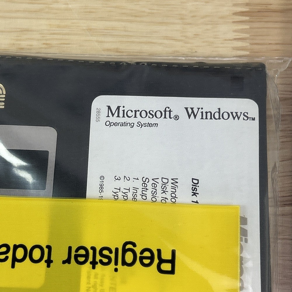 Microsoft Windows 3.1 Operating System Vintage PC Software Complete 6 Disk Set