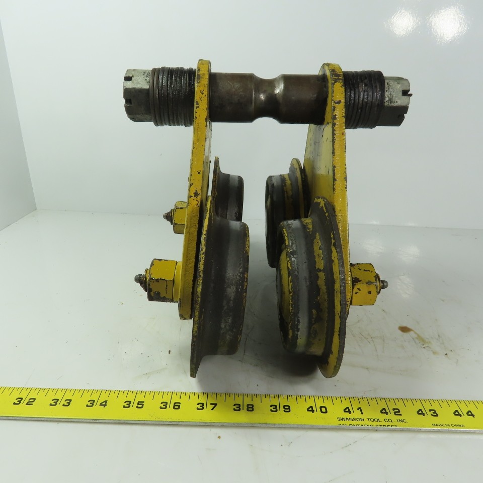 Budgit No. 82 Manual Push Pull Hoist Trolley 2" To 4-3/4" Flange 2000lb Capacity