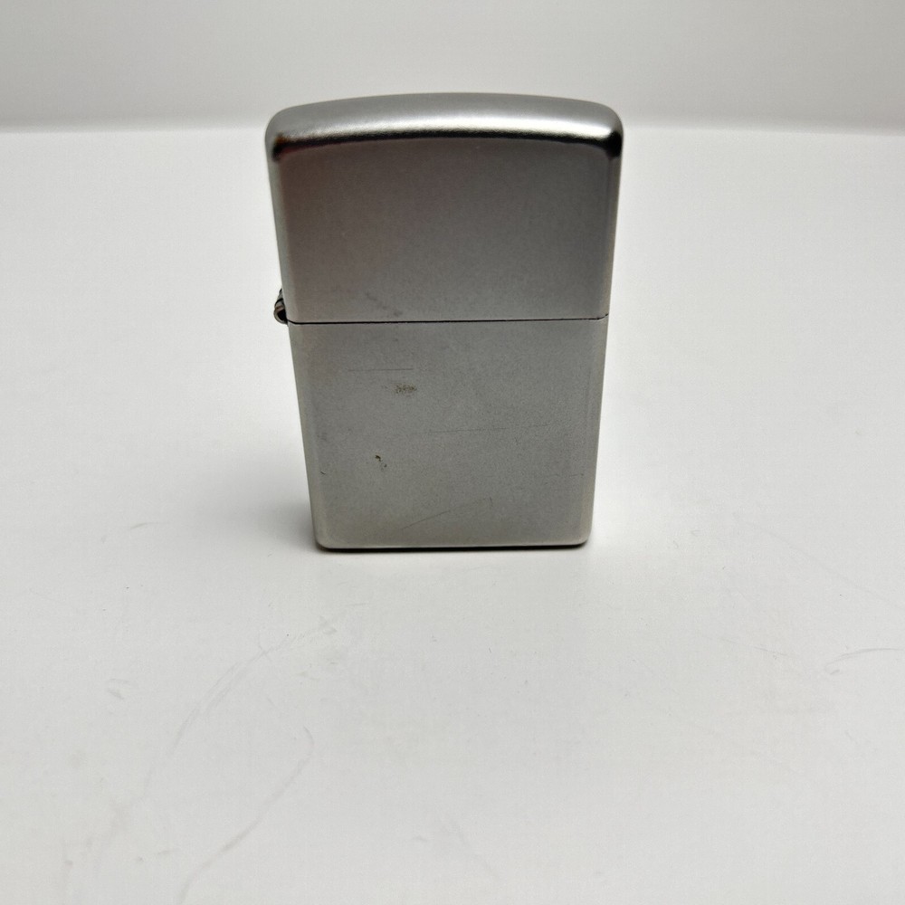 2012 Zippo Satin Brushed Chrome Lighter - Used