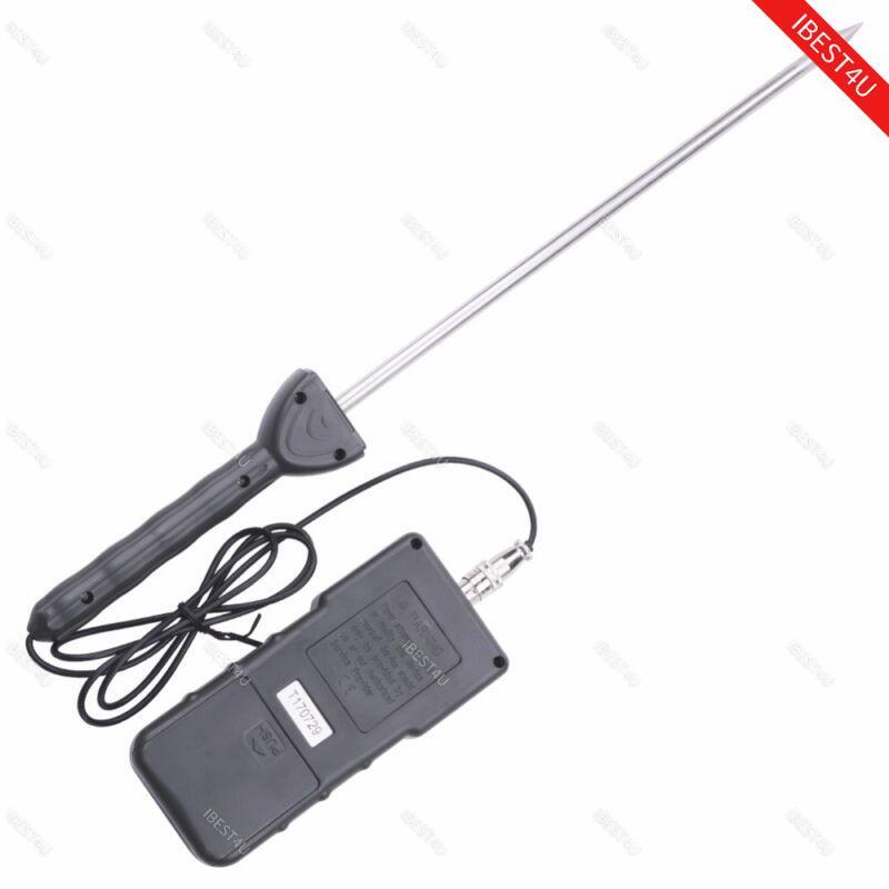 Soil Moisture Meter Analyzer Cement Moisture Testing Gauge 0 to 50% Range