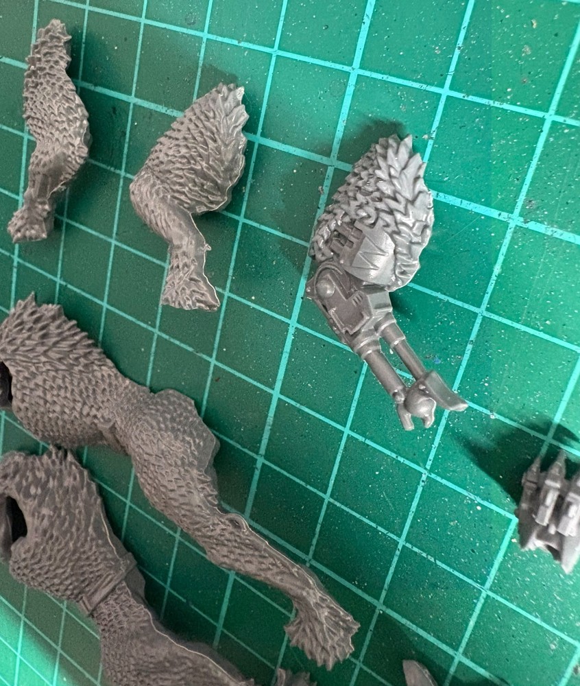 Space Wolves Thunderwolf Cavalry Wolf B Torso Body Bits | Warhammer 40K Kitbash