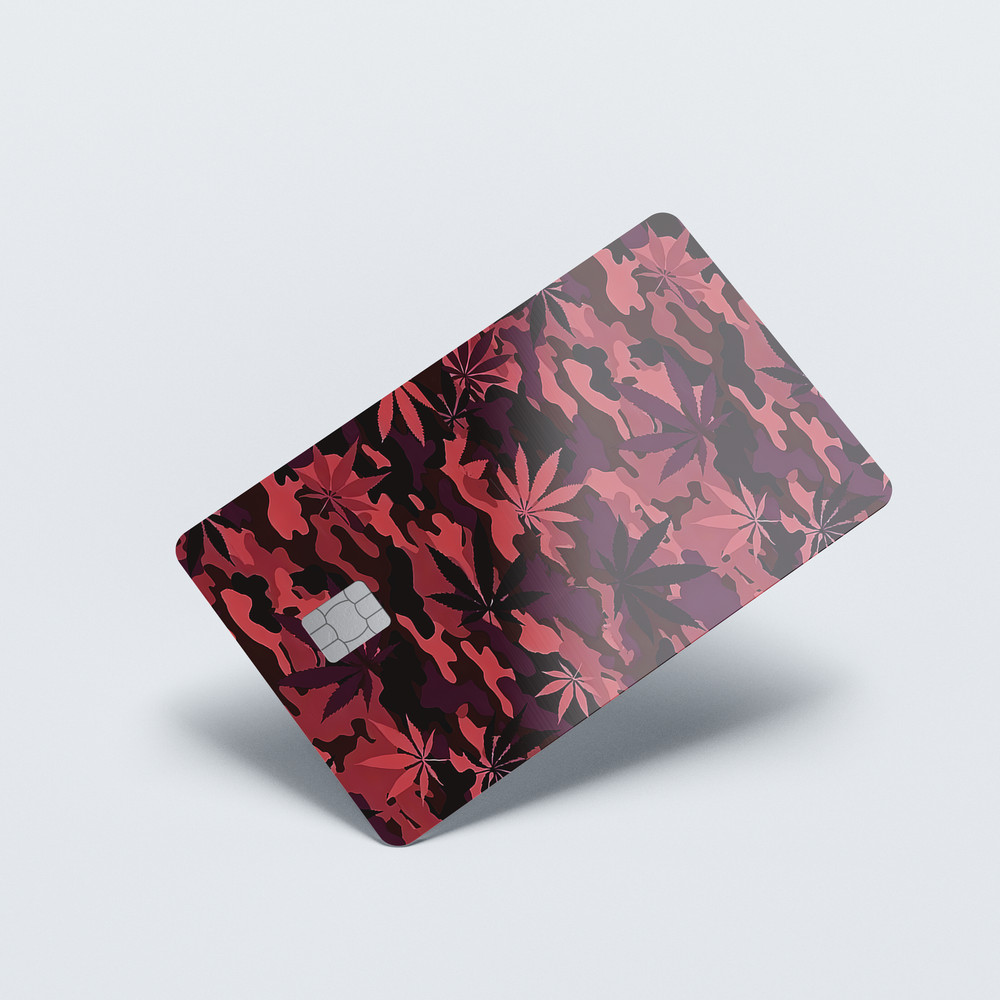 Herbal Camo Card Skin (RED)