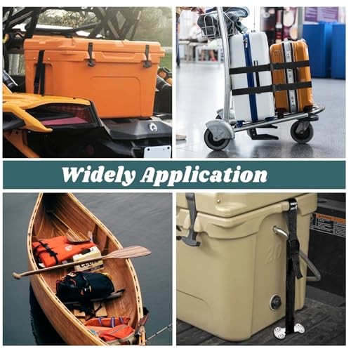 Cooler Tie Down Kit 2*57" Straps+2*Heavy Pads