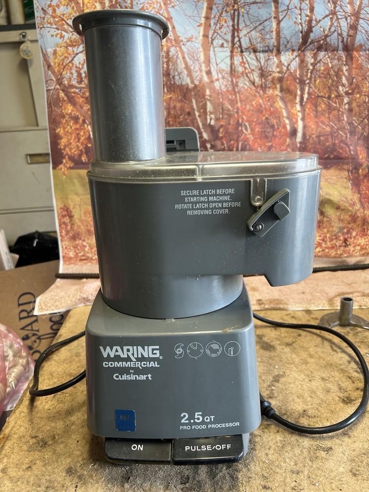 Waring FP 25C Commercial Food Processor Incomplete