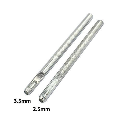 DGOL 7 pcs Metal Domed Rivet Fixing Setting Tool Spike Rivets 7pcs Rivet Setter