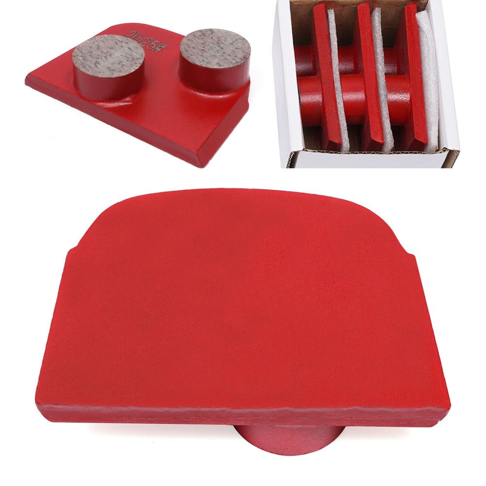 9 Pack Diamond Grinding Segments Medium Bond 20/25 Grit Durable for Concrete