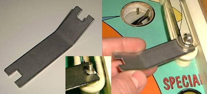 Pinball Post Head Nut Tool - Remove Playfield Plastics - Very Handy!