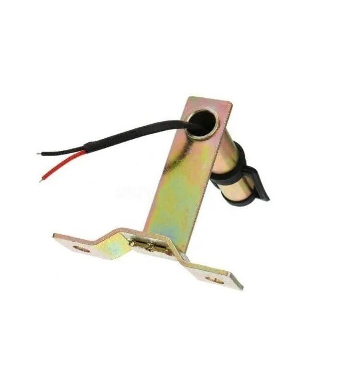 Rotating Flash Amber Beacon + Stem Flexible DIN Pole Mount Tractor Warning Light