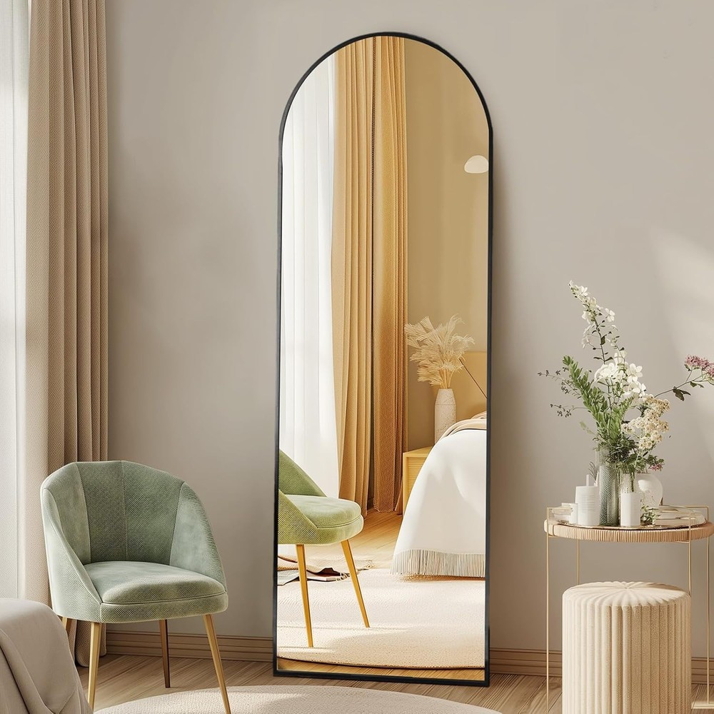 Arched Full Length Mirror with Stand