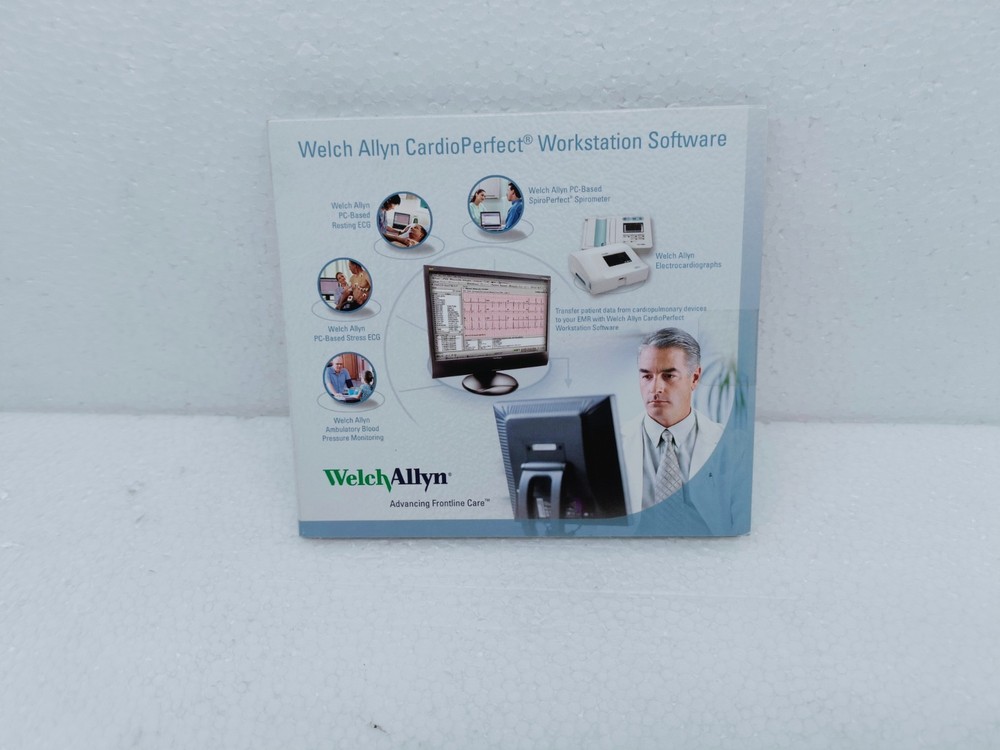WELCH ALLYN CARDIO PERFECT WORKSTATION SOFTWARE DVD REF 901047